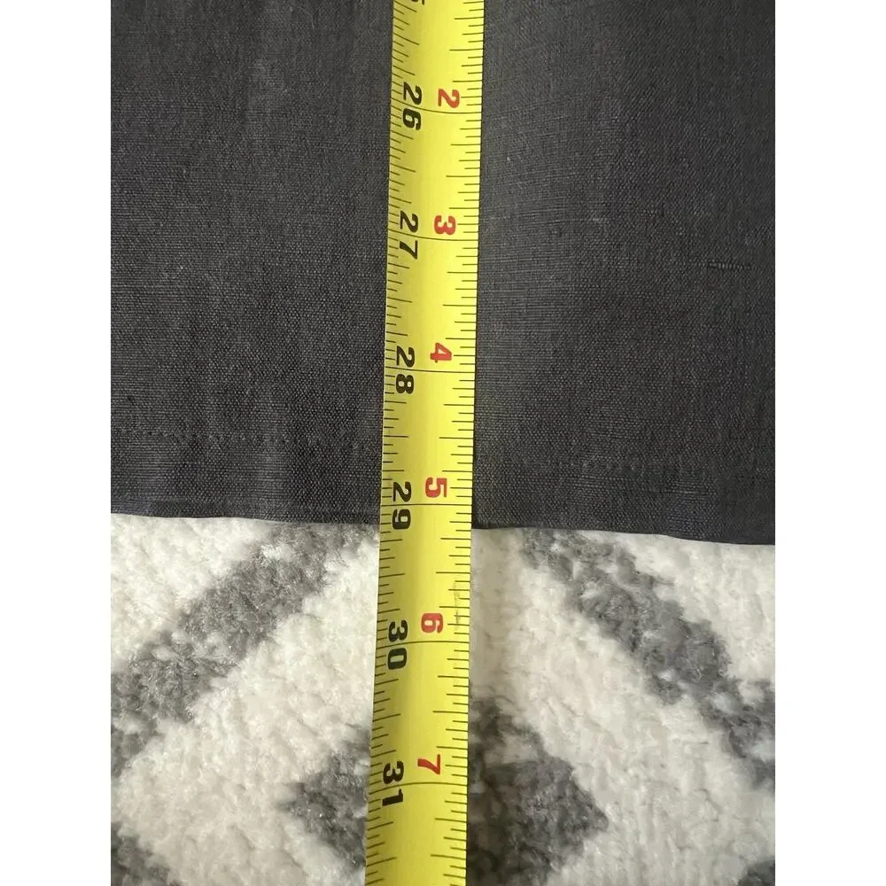 J. PETERMAN Dark Gray Floral Embroidered Bohemian Peasant Tunic Blouse Top Sz L - Picture 12 of 12